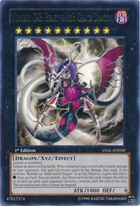 Number C92: Heart-eartH Chaos Dragon [LVAL-EN050] Rare | Galaxy Games LLC