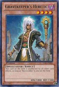 Gravekeeper's Heretic [LVAL-EN084] Rare | Galaxy Games LLC