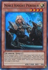 Noble Knight Peredur [LVAL-EN085] Super Rare | Galaxy Games LLC