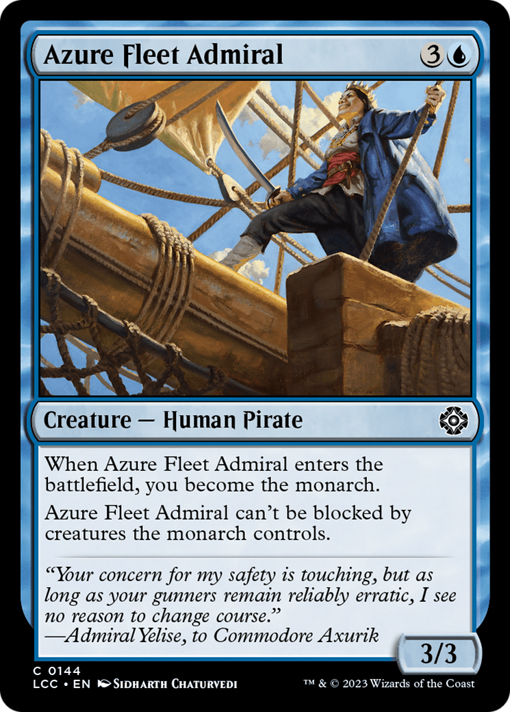 Azure Fleet Admiral [The Lost Caverns of Ixalan Commander] | Galaxy Games LLC