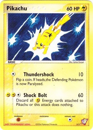 Pikachu (5/5) [Kids WB Promos] | Galaxy Games LLC