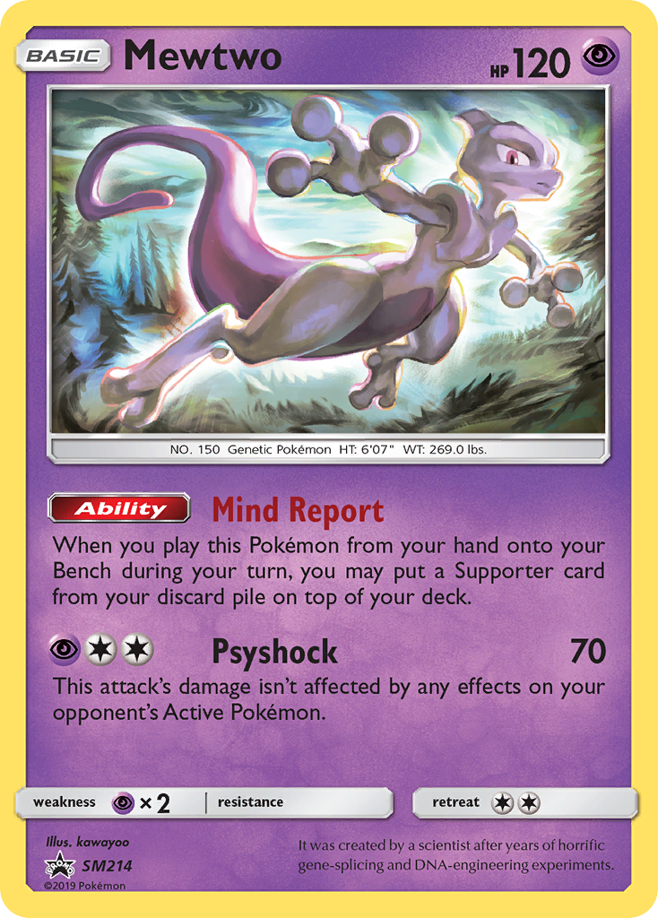 Mewtwo (SM214) [Sun & Moon: Black Star Promos] | Galaxy Games LLC