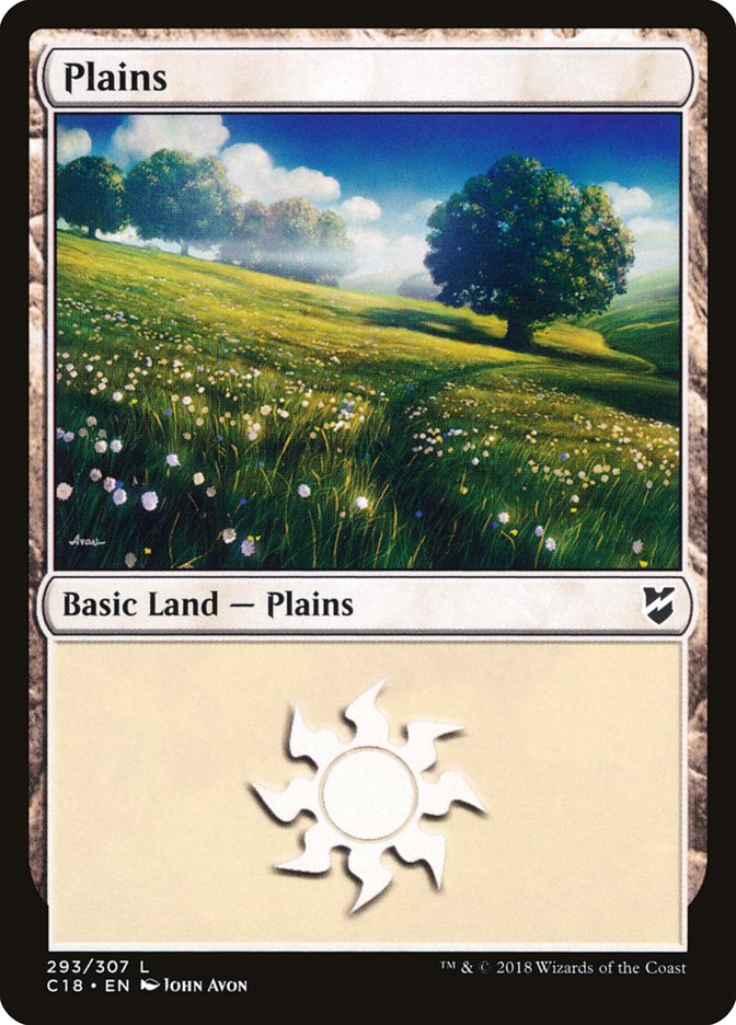 Plains (293) [Commander 2018] | Galaxy Games LLC