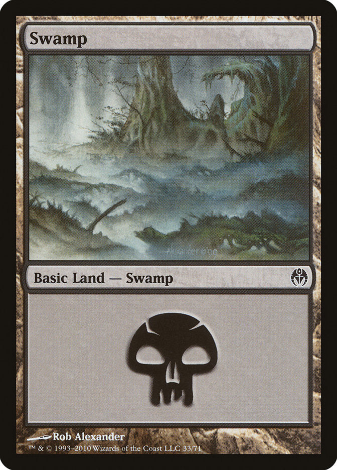 Swamp (33) [Duel Decks: Phyrexia vs. the Coalition] | Galaxy Games LLC