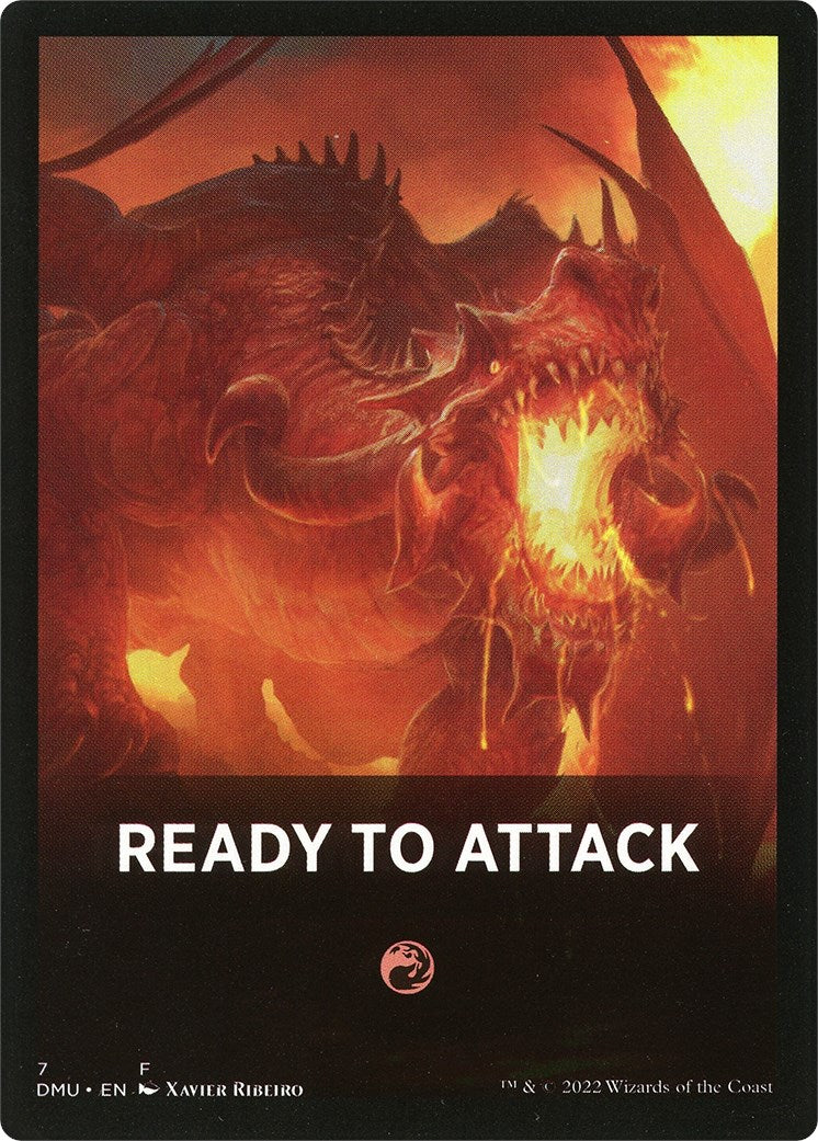 Ready to Attack Theme Card [Dominaria United Tokens] | Galaxy Games LLC