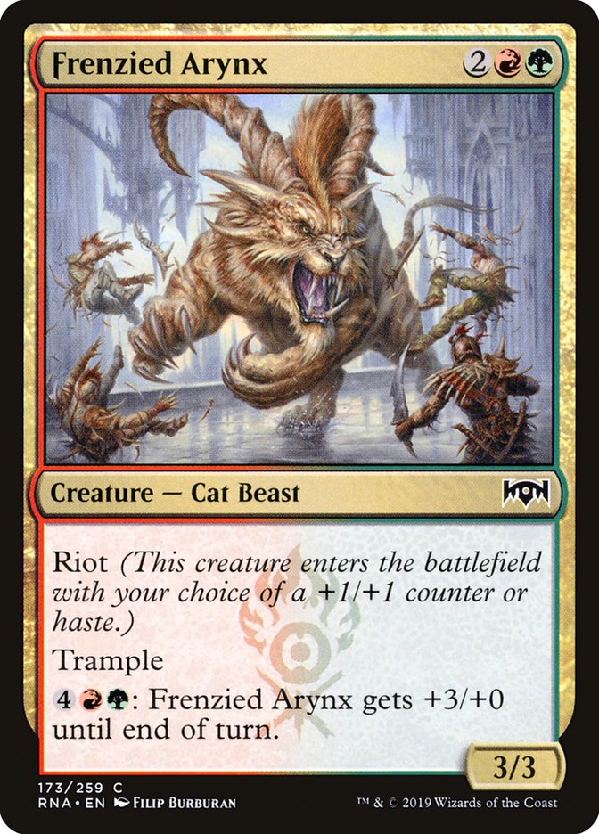 Frenzied Arynx [Ravnica Allegiance] | Galaxy Games LLC