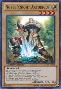 Noble Knight Artorigus (GAOV-ENSP1) [GAOV-ENSP1] Ultra Rare | Galaxy Games LLC