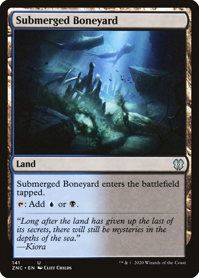 Submerged Boneyard [Zendikar Rising Commander] | Galaxy Games LLC
