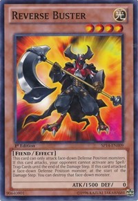 Reverse Buster [SP14-EN009] Starfoil Rare | Galaxy Games LLC