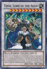 Thor, Lord of the Aesir [SP14-EN048] Starfoil Rare | Galaxy Games LLC