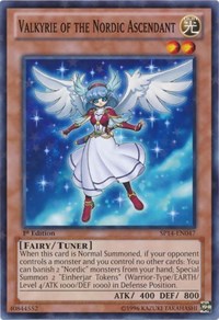 Valkyrie of the Nordic Ascendant [SP14-EN047] Starfoil Rare | Galaxy Games LLC