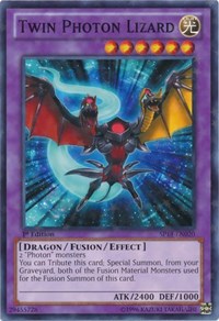 Twin Photon Lizard [SP14-EN020] Starfoil Rare | Galaxy Games LLC