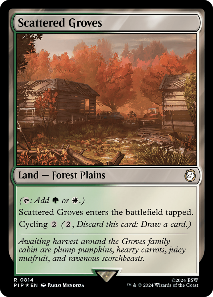 Scattered Groves (Surge Foil) [Fallout] | Galaxy Games LLC