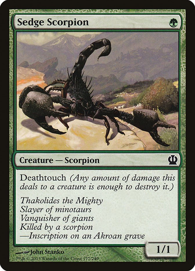 Sedge Scorpion [Theros] | Galaxy Games LLC