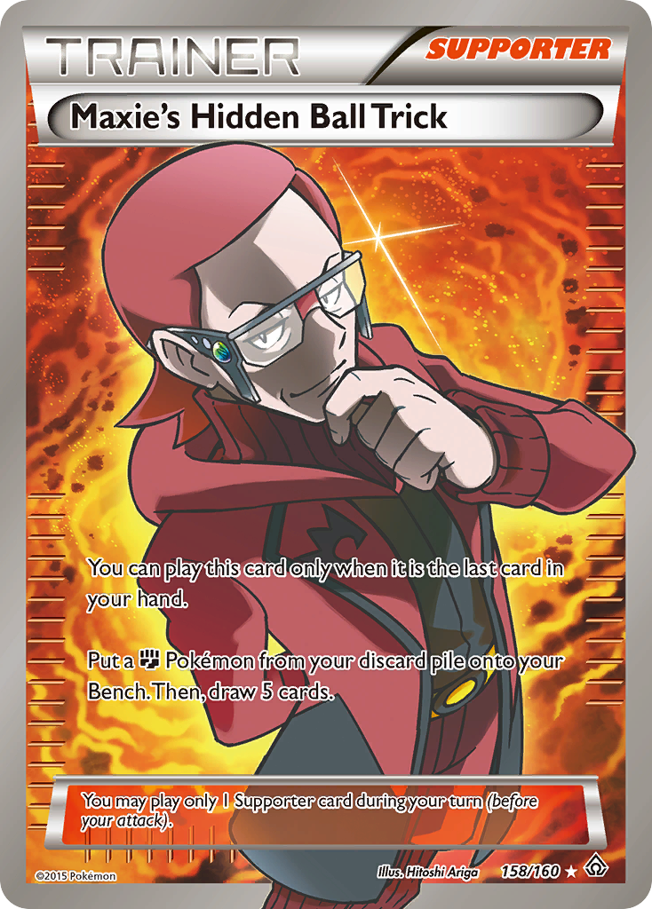 Maxie's Hidden Ball Trick (158/160) [XY: Primal Clash] | Galaxy Games LLC