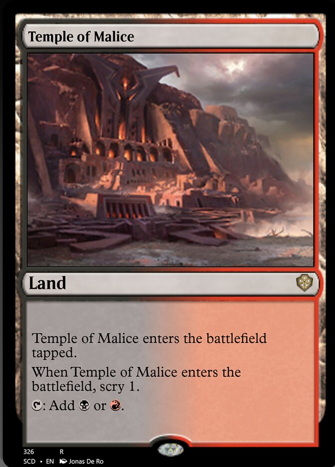 Temple of Malice [Starter Commander Decks] | Galaxy Games LLC