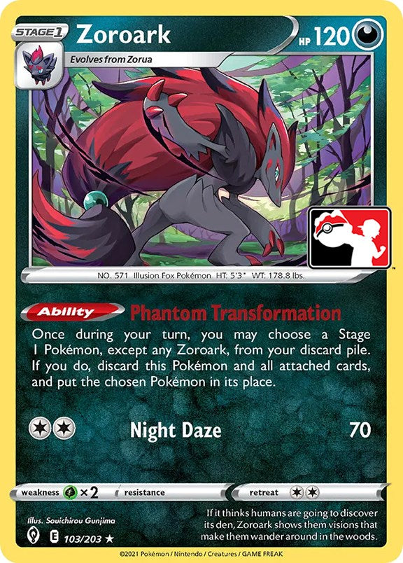 Zoroark (103/203) [Prize Pack Series One] | Galaxy Games LLC