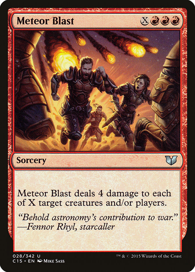 Meteor Blast [Commander 2015] | Galaxy Games LLC