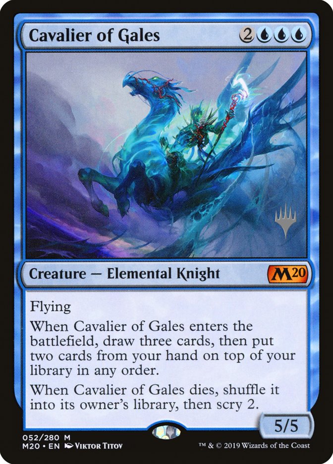 Cavalier of Gales (Promo Pack) [Core Set 2020 Promos] | Galaxy Games LLC