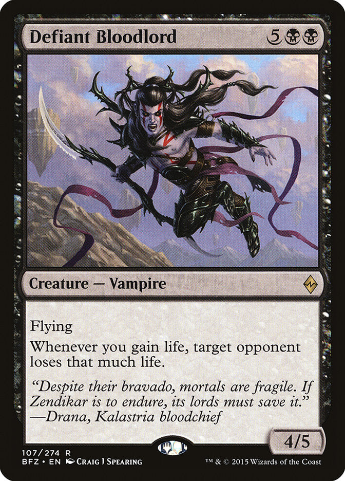 Defiant Bloodlord [Battle for Zendikar] | Galaxy Games LLC