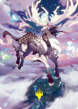 Hinata, Dawn-Crowned Art Card (Gold-Stamped Signature) [Kamigawa: Neon Dynasty Art Series] | Galaxy Games LLC