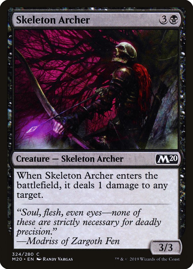 Skeleton Archer [Core Set 2020] | Galaxy Games LLC