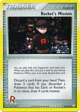 Rocket's Mission (88/109) (Stamped) [EX: Team Rocket Returns] | Galaxy Games LLC