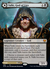 Valki, God of Lies // Tibalt, Cosmic Impostor (Borderless) [Kaldheim] | Galaxy Games LLC