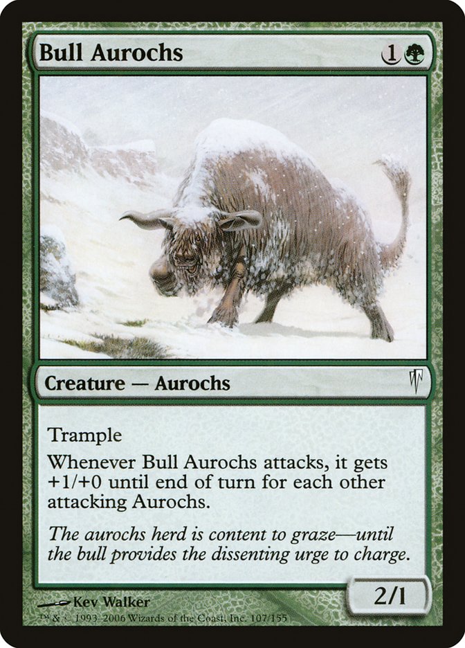 Bull Aurochs [Coldsnap] | Galaxy Games LLC