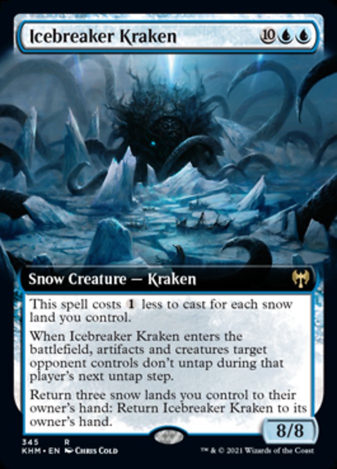 Icebreaker Kraken (Extended Art) [Kaldheim] | Galaxy Games LLC