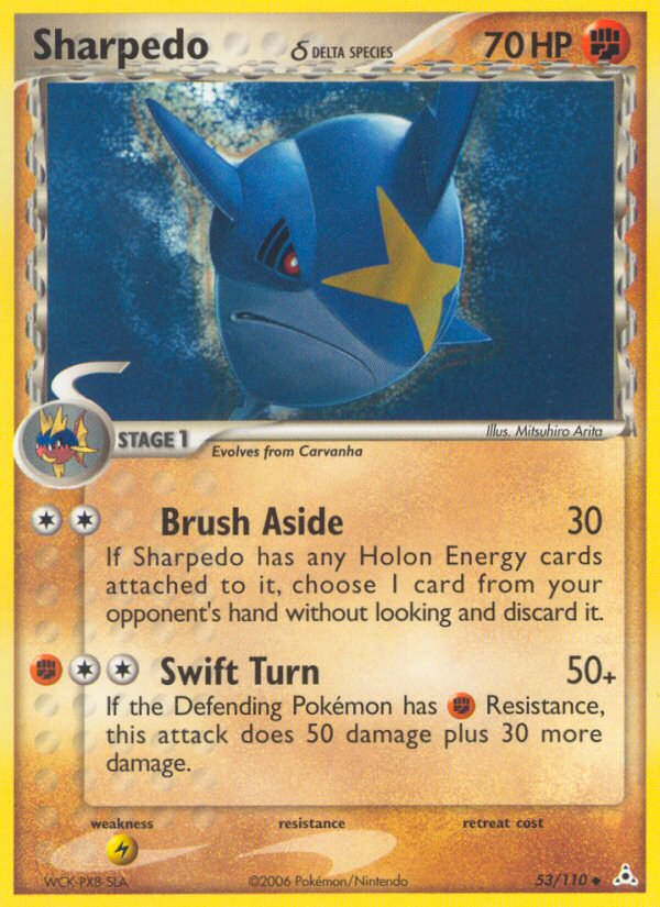 Sharpedo (53/110) (Delta Species) [EX: Holon Phantoms] | Galaxy Games LLC