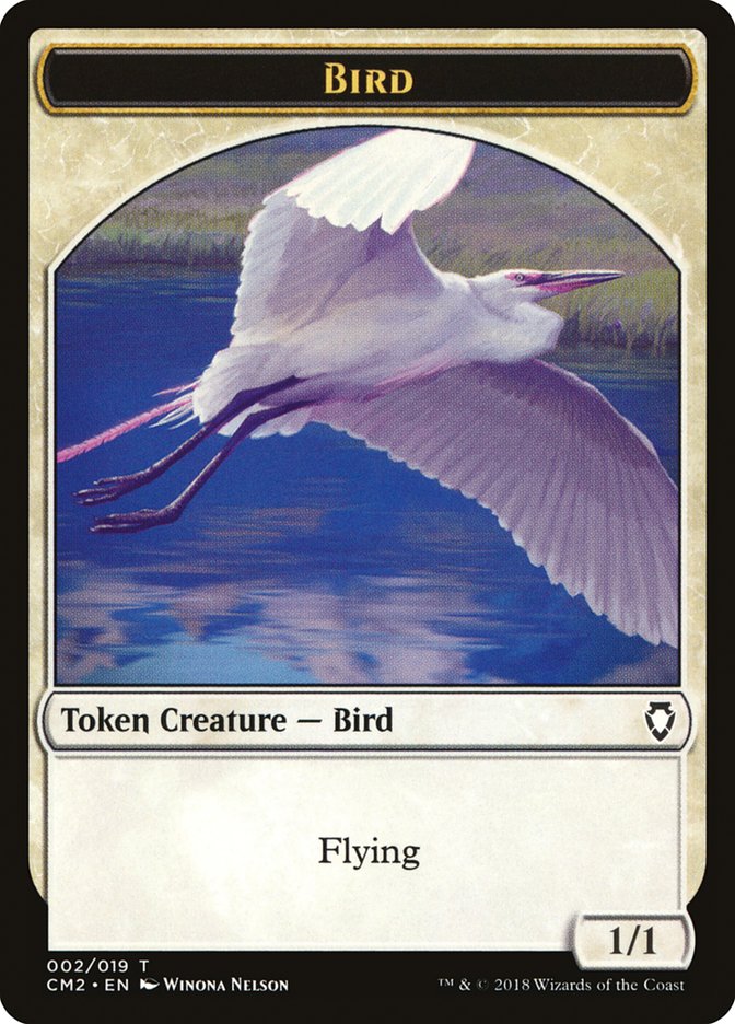 Bird Token [Commander Anthology Volume II Tokens] | Galaxy Games LLC