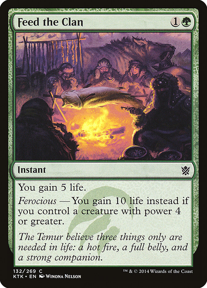 Feed the Clan [Khans of Tarkir] | Galaxy Games LLC