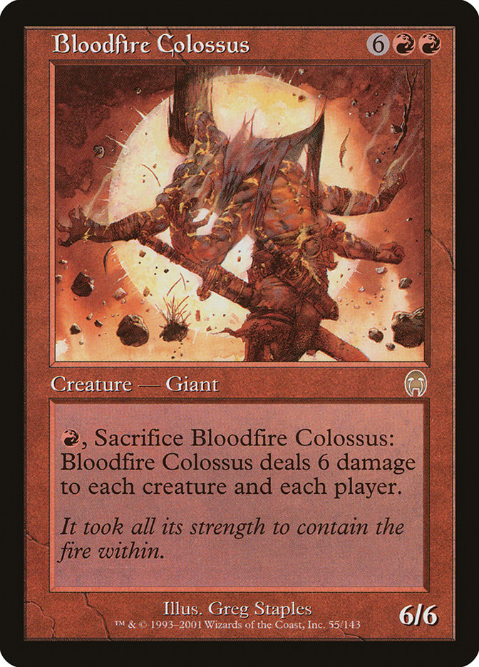 Bloodfire Colossus [Apocalypse] | Galaxy Games LLC