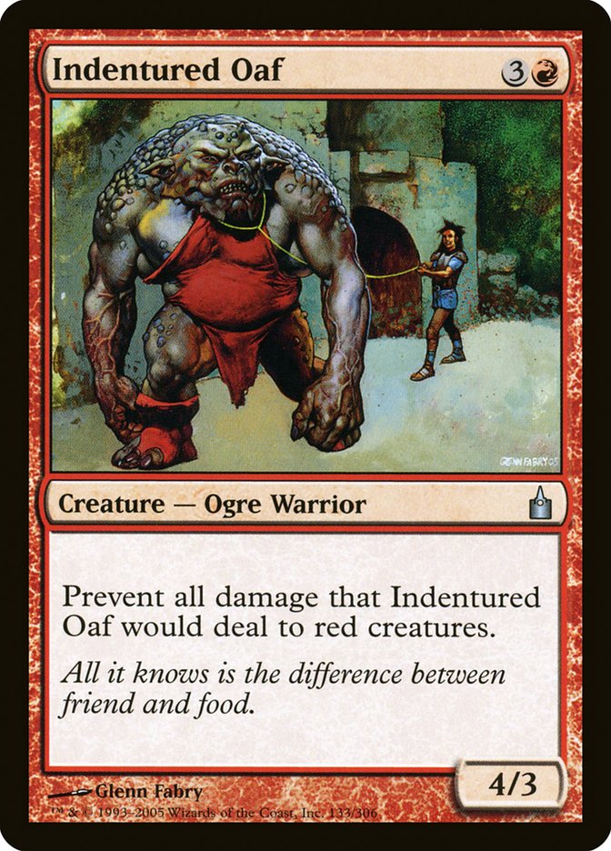 Indentured Oaf [Ravnica: City of Guilds] | Galaxy Games LLC