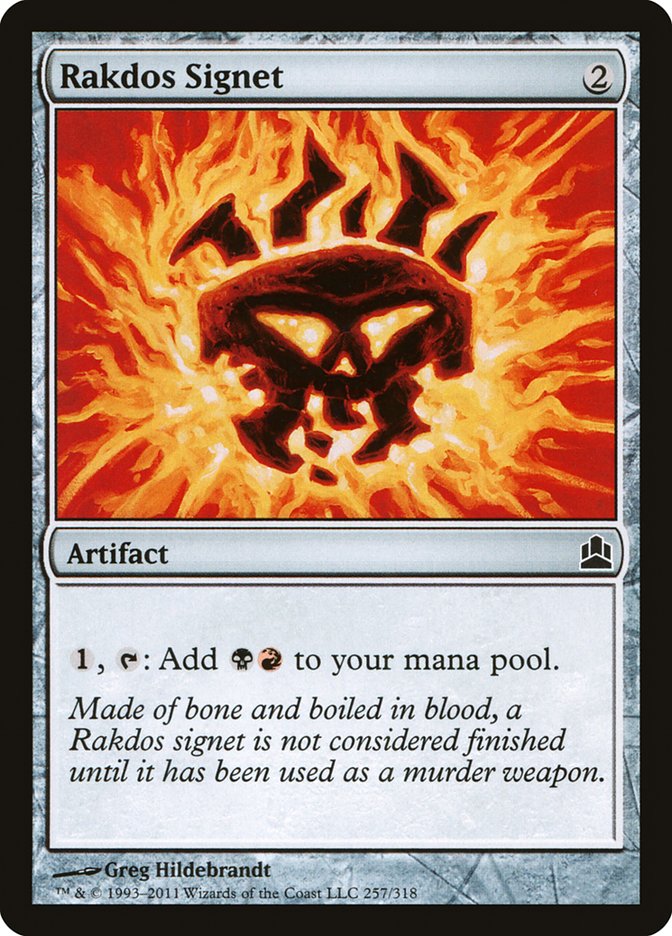 Rakdos Signet [Commander 2011] | Galaxy Games LLC