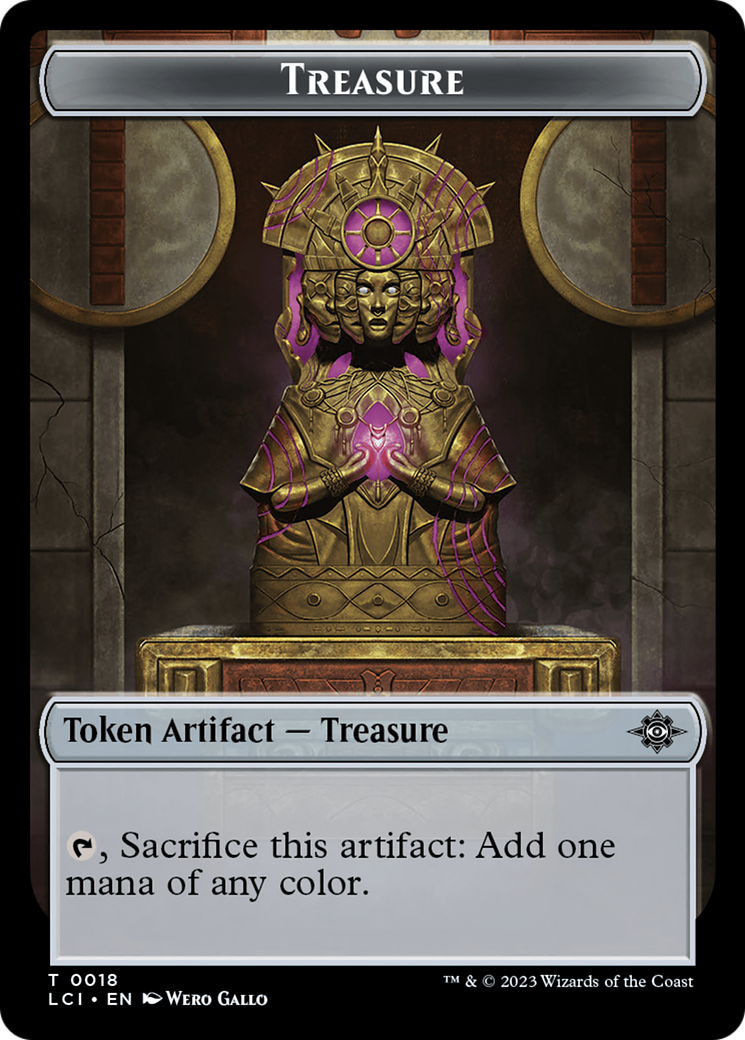 Treasure (0018) // Fungus Double-Sided Token [The Lost Caverns of Ixalan Tokens] | Galaxy Games LLC