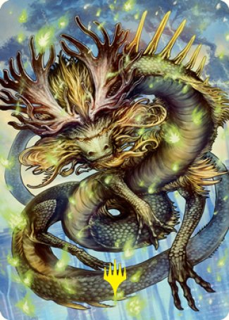 Kura, the Boundless Sky Art Card (Gold-Stamped Signature) [Kamigawa: Neon Dynasty Art Series] | Galaxy Games LLC