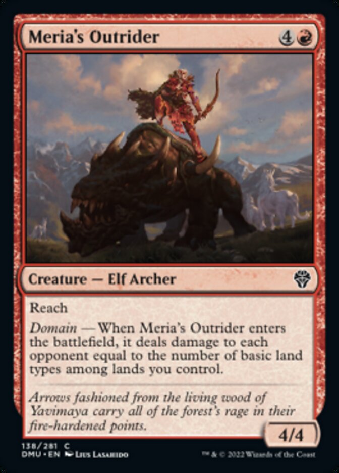 Meria's Outrider [Dominaria United] | Galaxy Games LLC