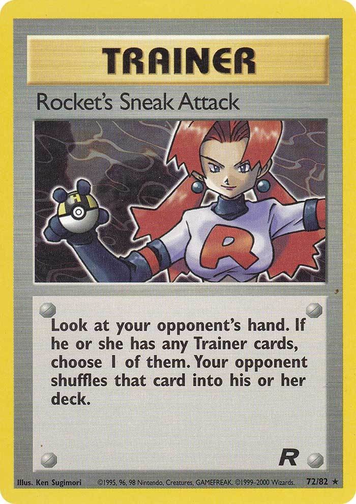 Rocket's Sneak Attack (72/82) [Team Rocket Unlimited] | Galaxy Games LLC