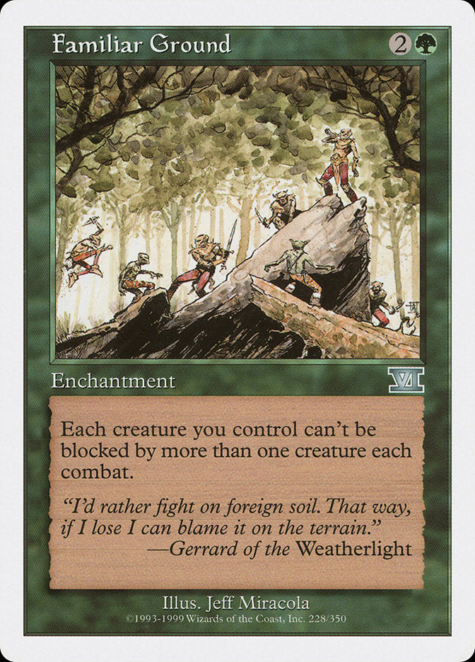 Familiar Ground [Classic Sixth Edition] | Galaxy Games LLC