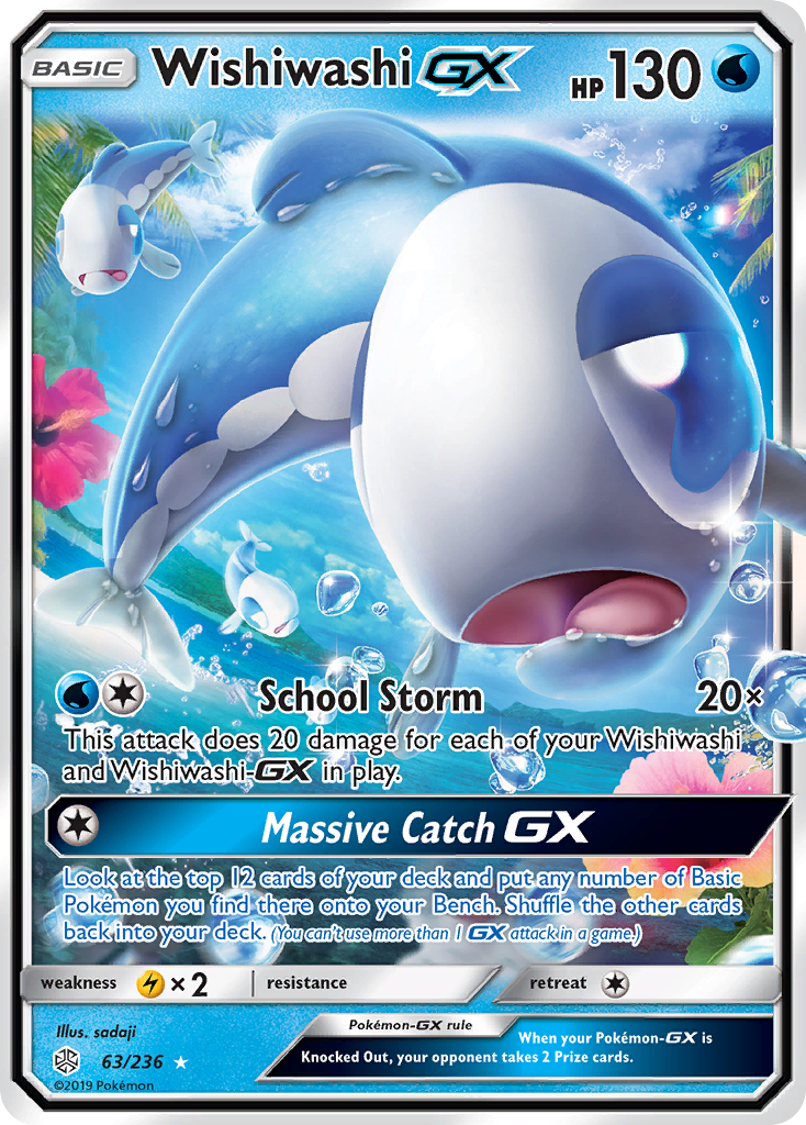 Wishiwashi GX (63/236) [Sun & Moon: Cosmic Eclipse] | Galaxy Games LLC