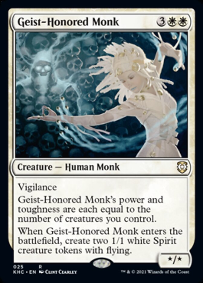 Geist-Honored Monk [Kaldheim Commander] | Galaxy Games LLC