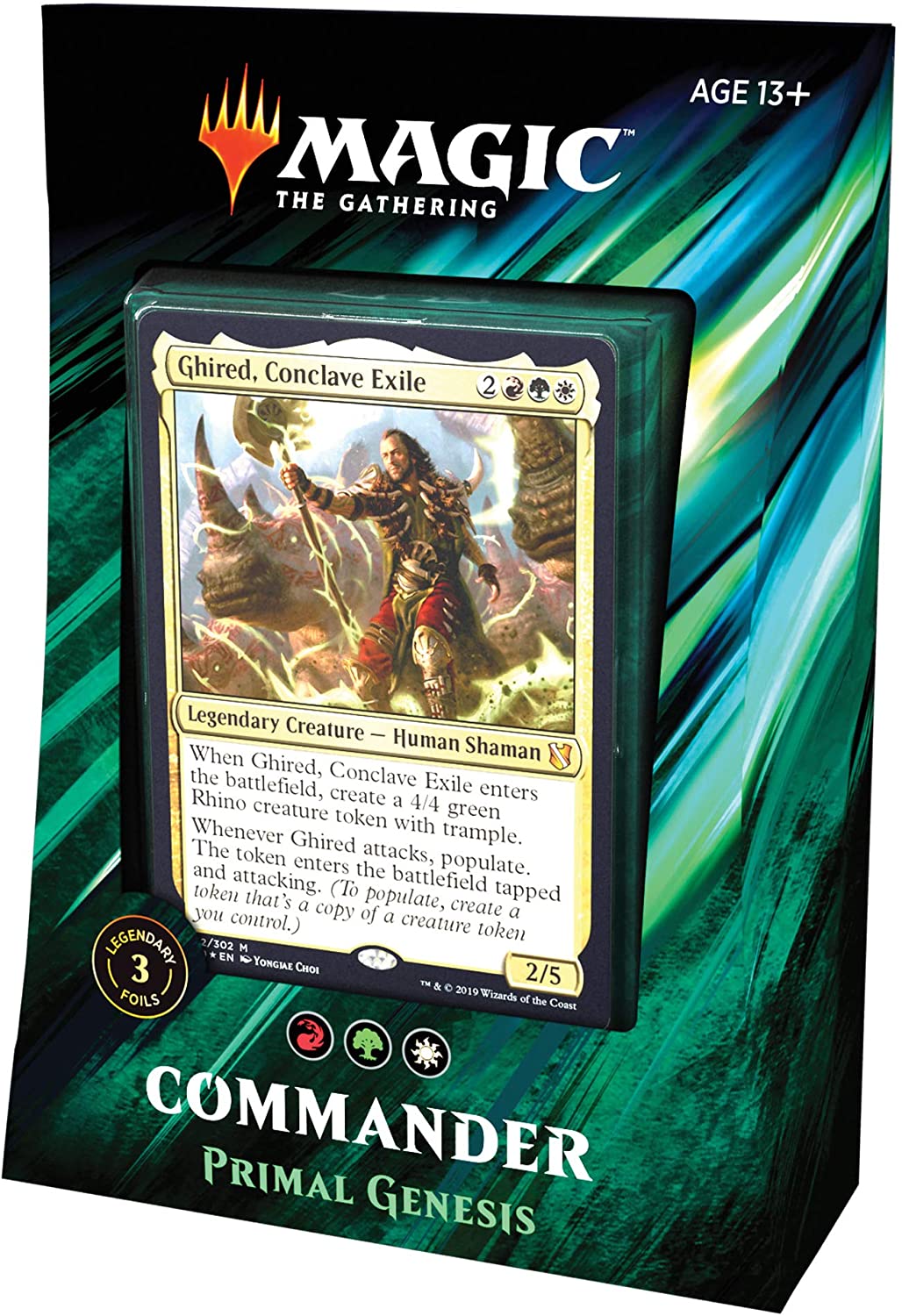 Commander 2019 - Commander Deck (Primal Genesis) | Galaxy Games LLC