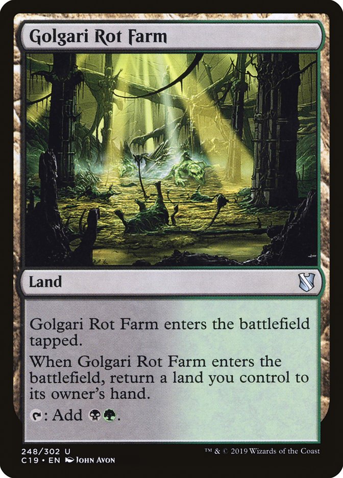 Golgari Rot Farm [Commander 2019] | Galaxy Games LLC