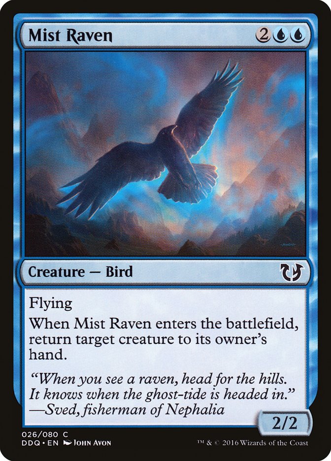 Mist Raven [Duel Decks: Blessed vs. Cursed] | Galaxy Games LLC