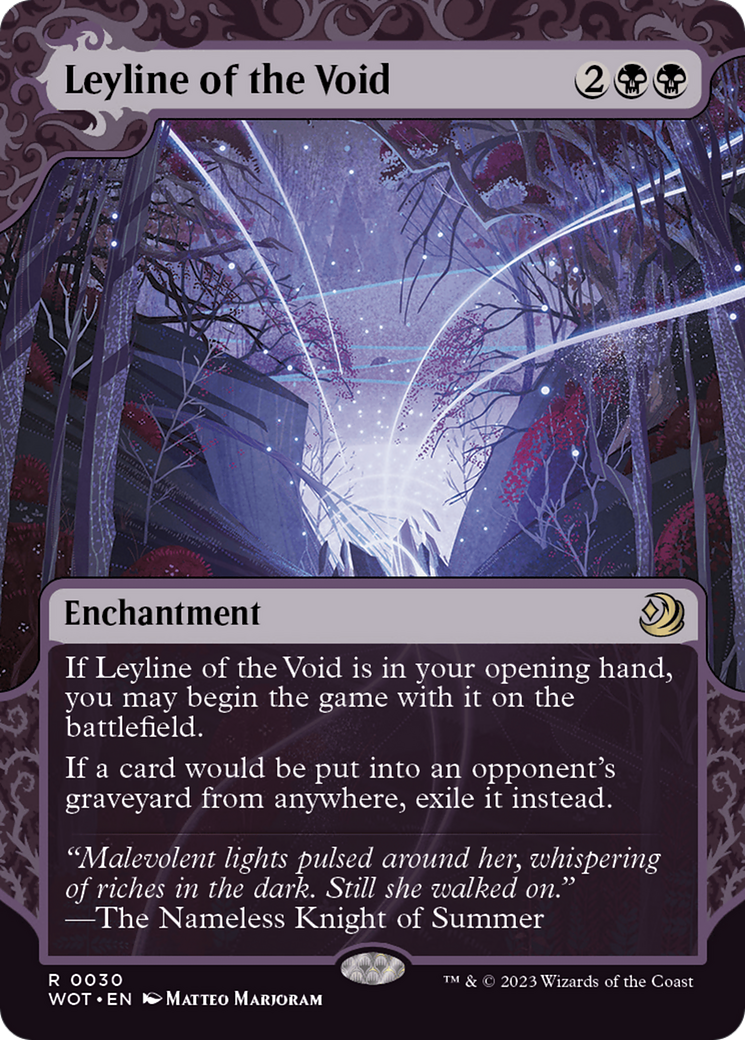 Leyline of the Void [Wilds of Eldraine: Enchanting Tales] | Galaxy Games LLC