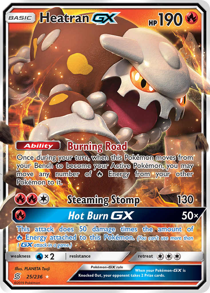 Heatran GX (25/236) [Sun & Moon: Unified Minds] | Galaxy Games LLC