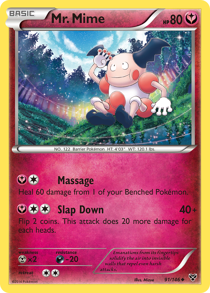 Mr. Mime (91/146) [XY: Base Set] | Galaxy Games LLC