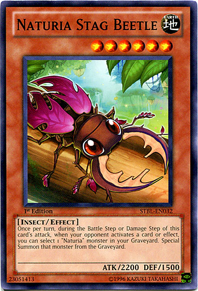 Naturia Stag Beetle [STBL-EN032] Common | Galaxy Games LLC